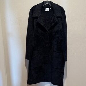 Elegant Black Teddy Jacket for Women